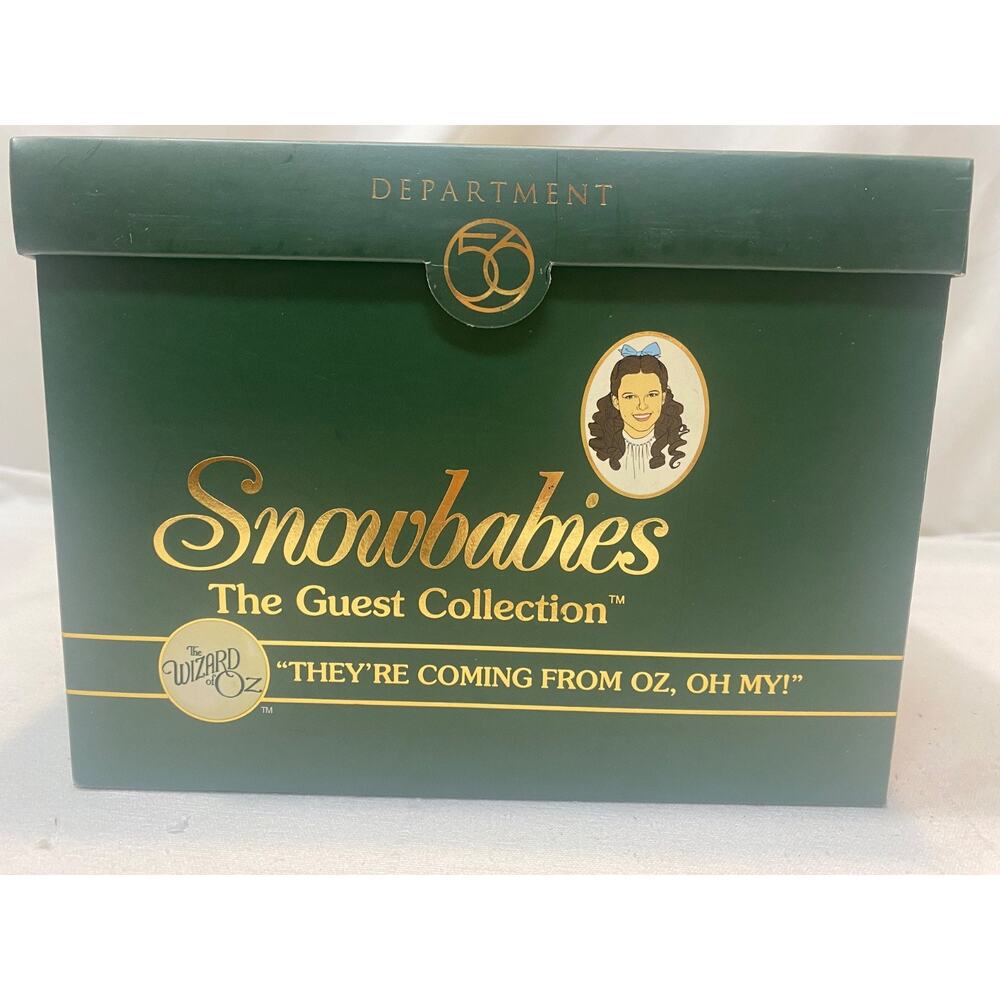 VTG Dept. 56 Snowbabies Wizard of Oz Snow Globe They're Coming From Oz Oh My - Picture 9 of 13